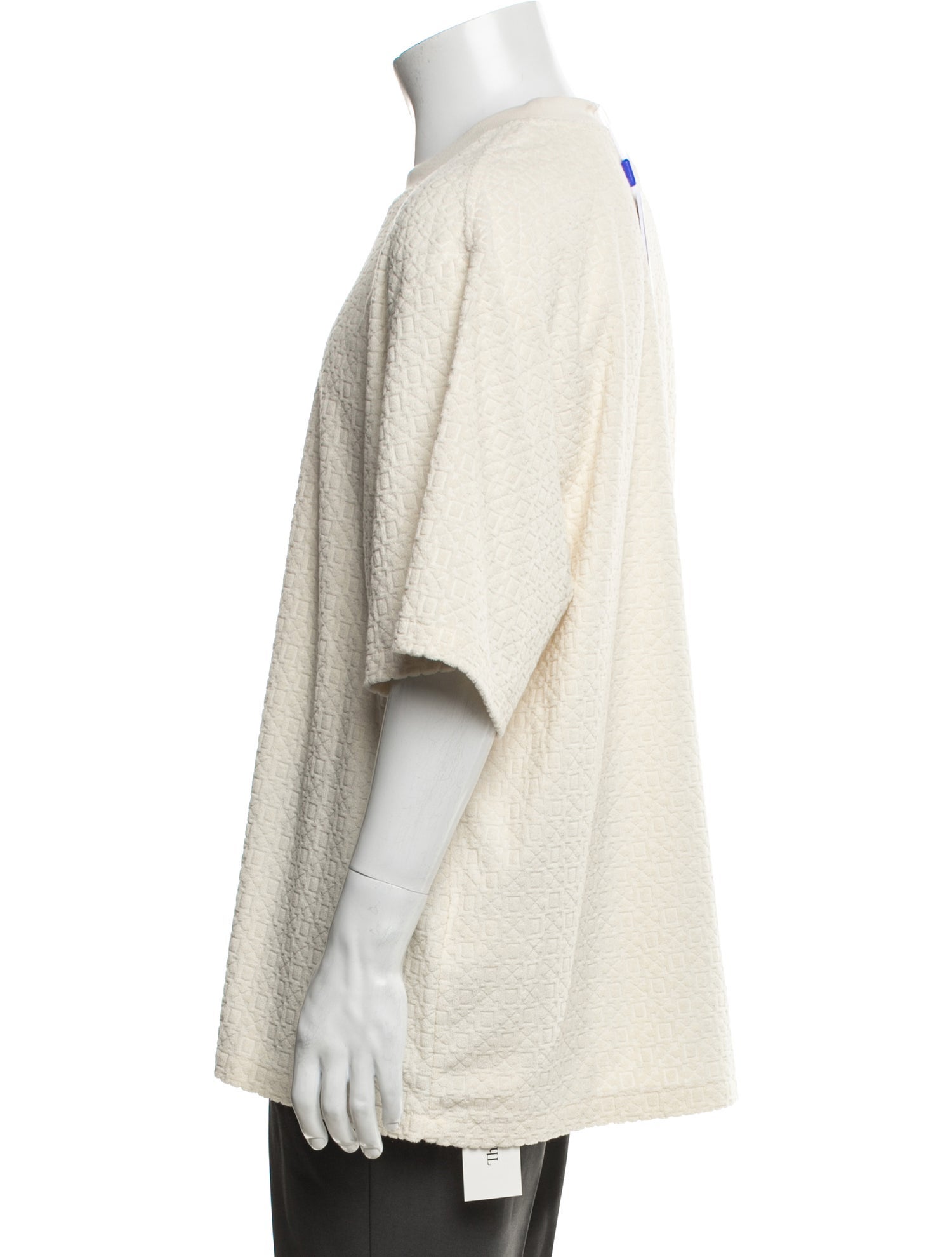 Off-White Towel Terry All Over Logo Patterned T-Shirt w/ Tags