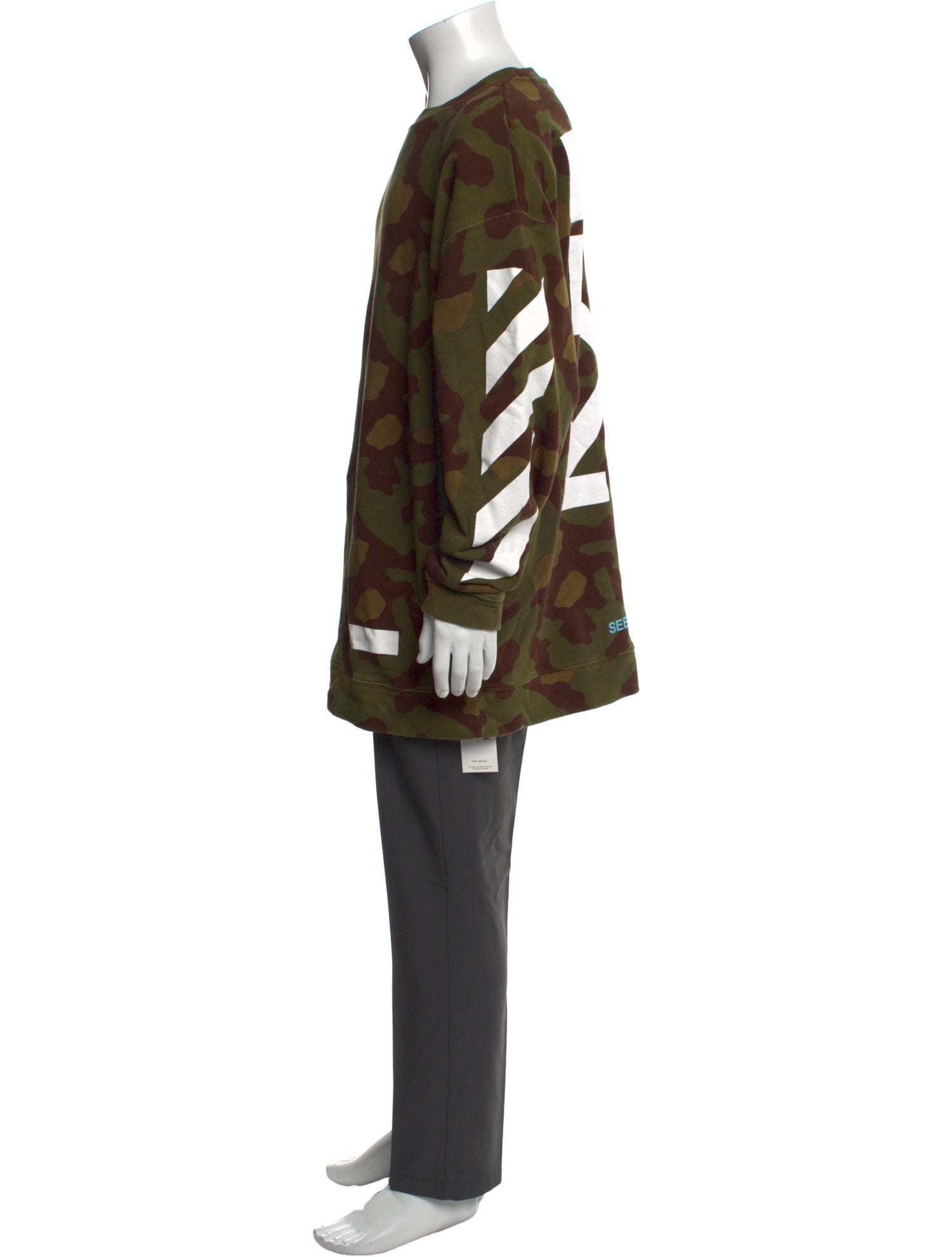 Off-White 2017 Camouflage Print Pullover