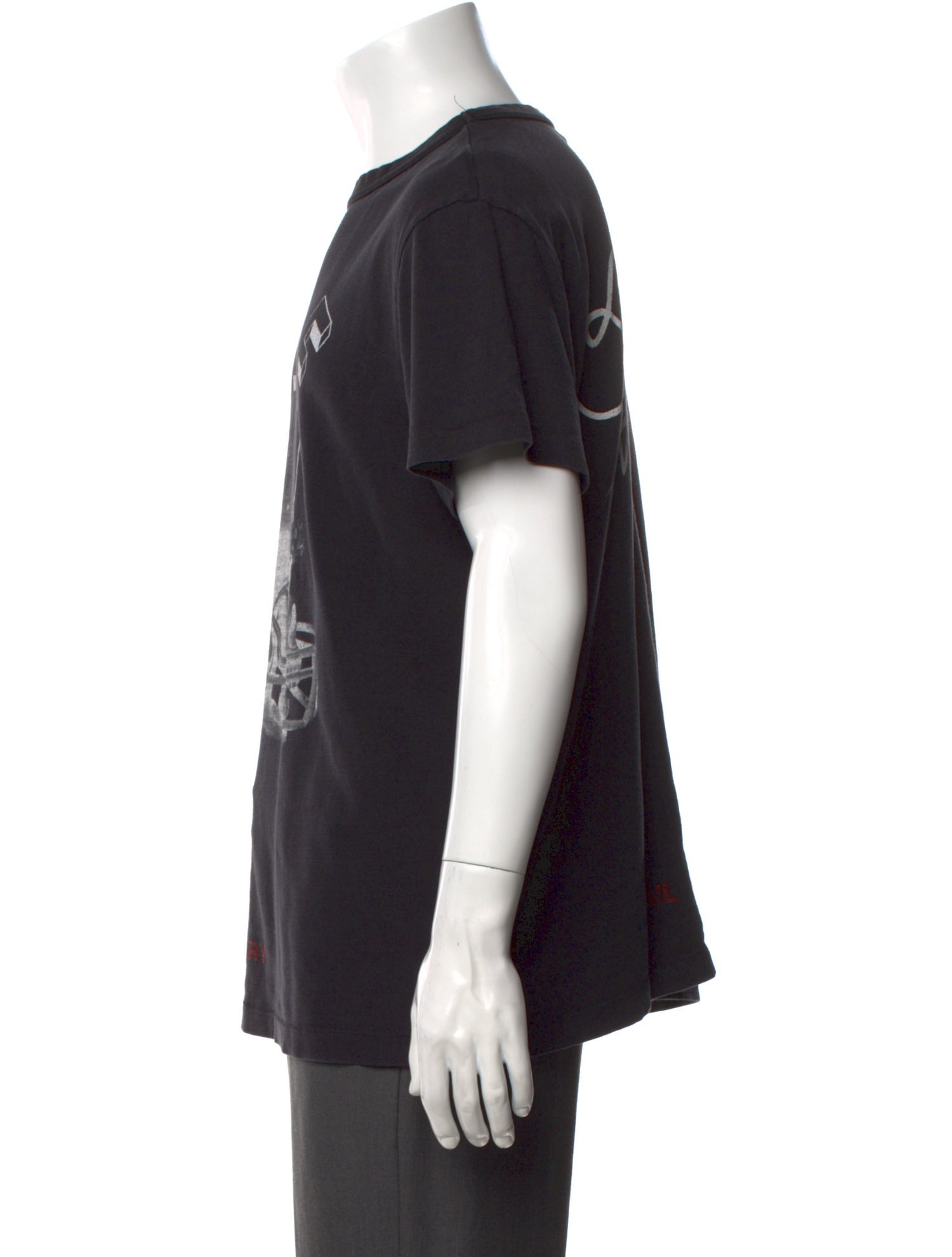 Off-White Graphic Print Crew Neck T-Shirt