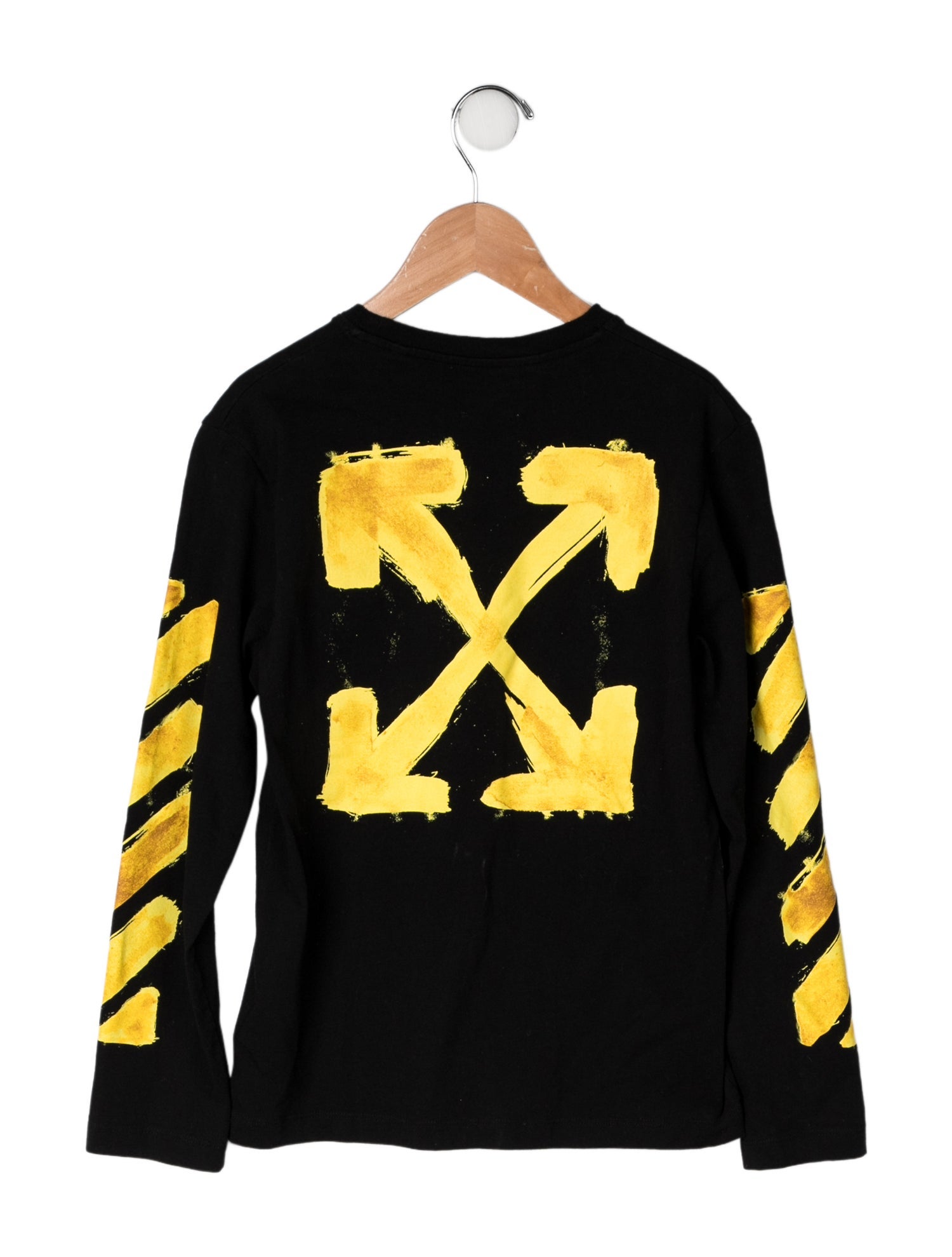 Off-White Diagonals Long Sleeve Graphic T-Shirt