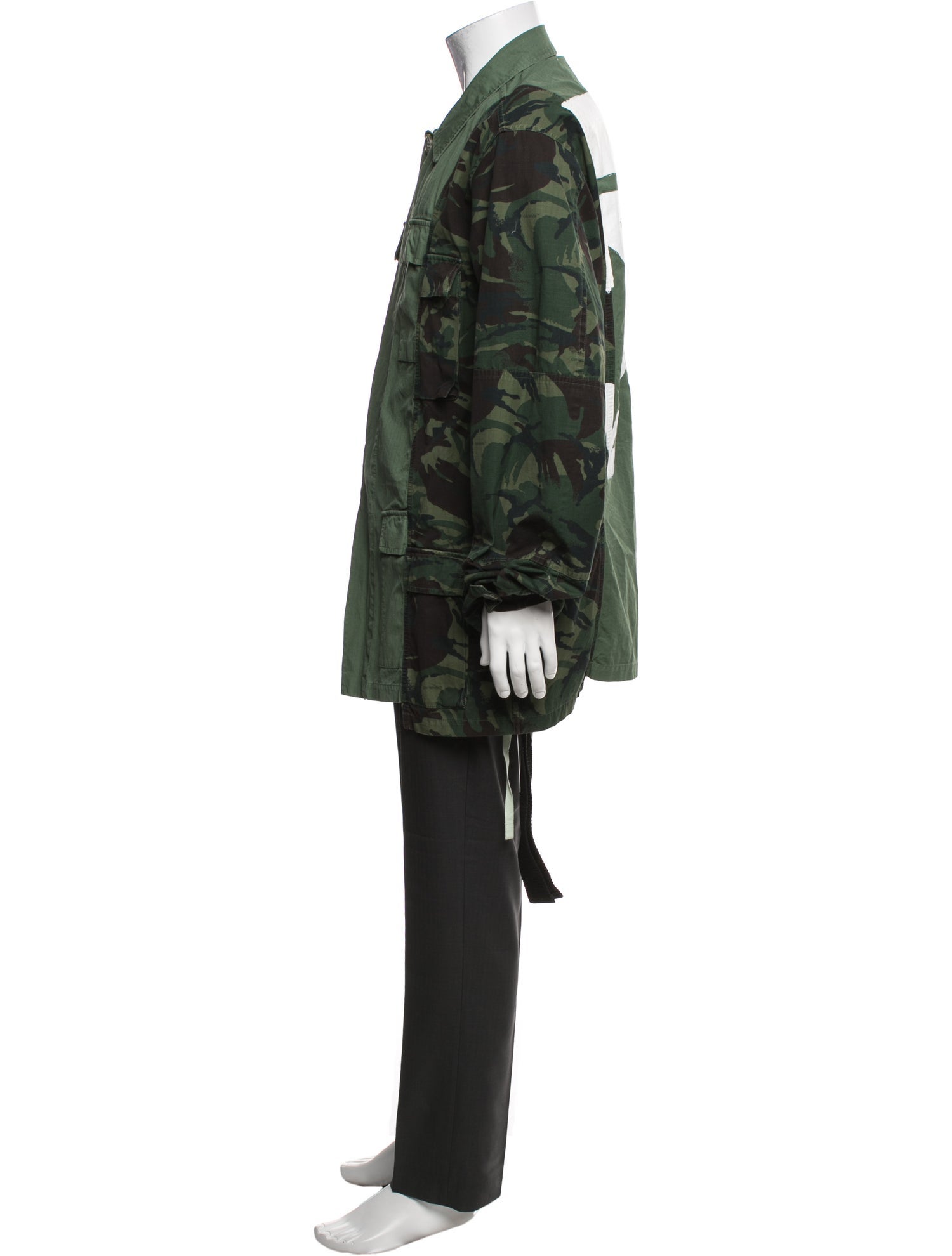 Off-White Camouflage Print Utility Jacket
