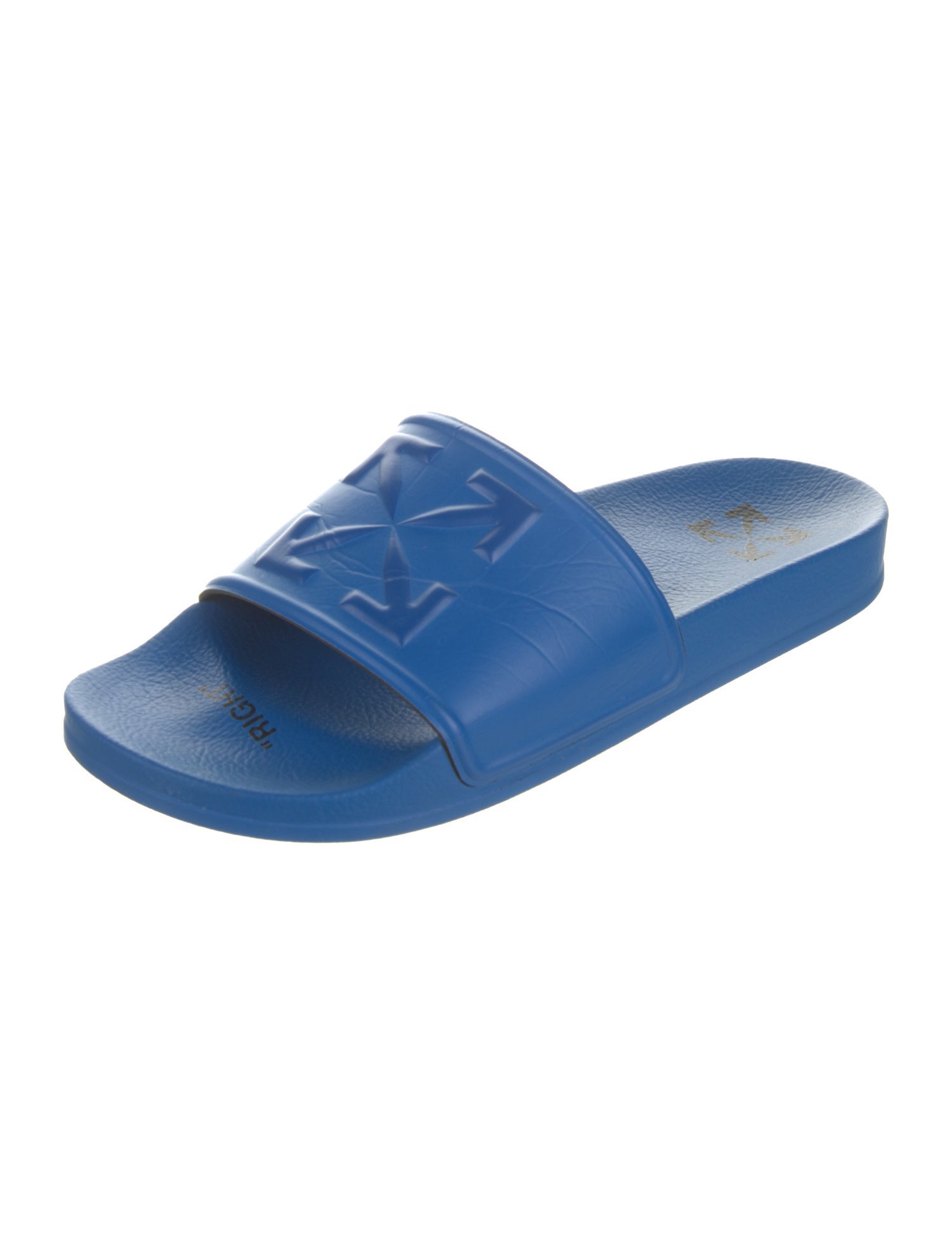 Off-White Rubber Graphic Print Slides