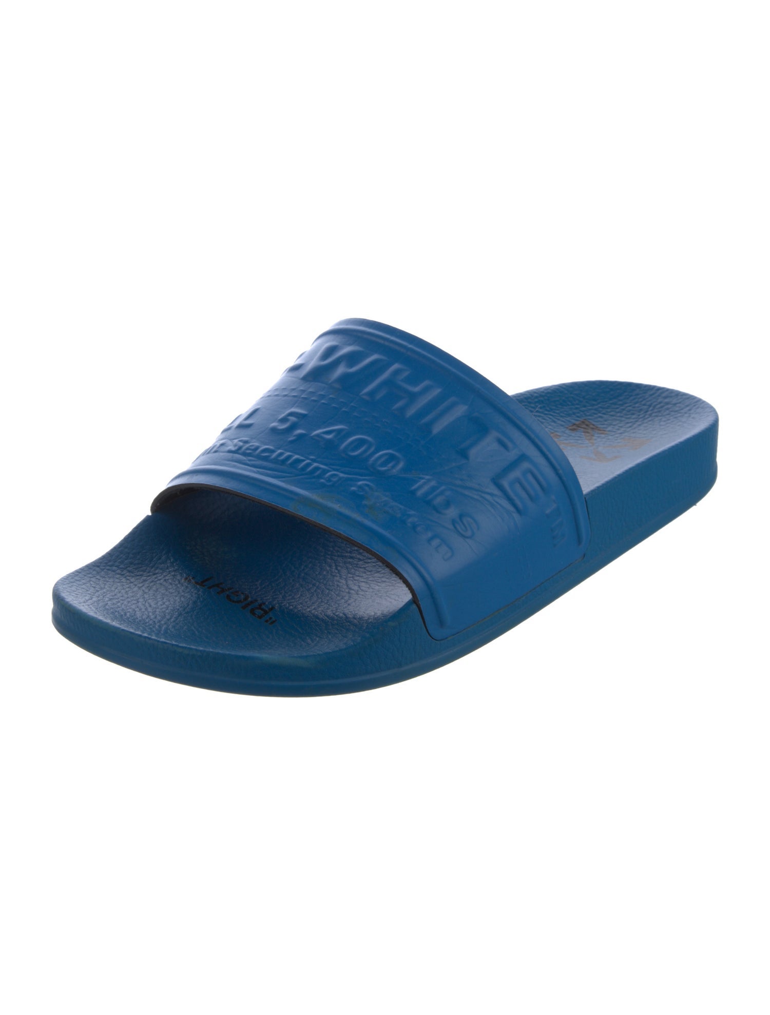 Off-White Pool Leather Slides