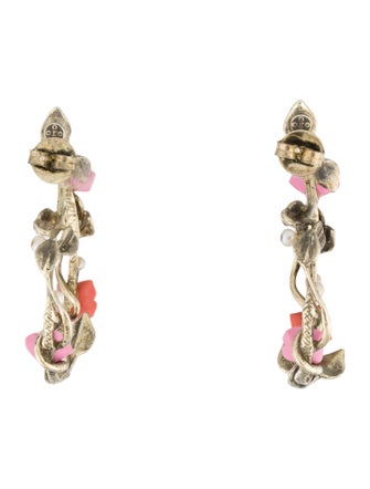 Of Rare Origin Pearl & Resin Whirl Earrings