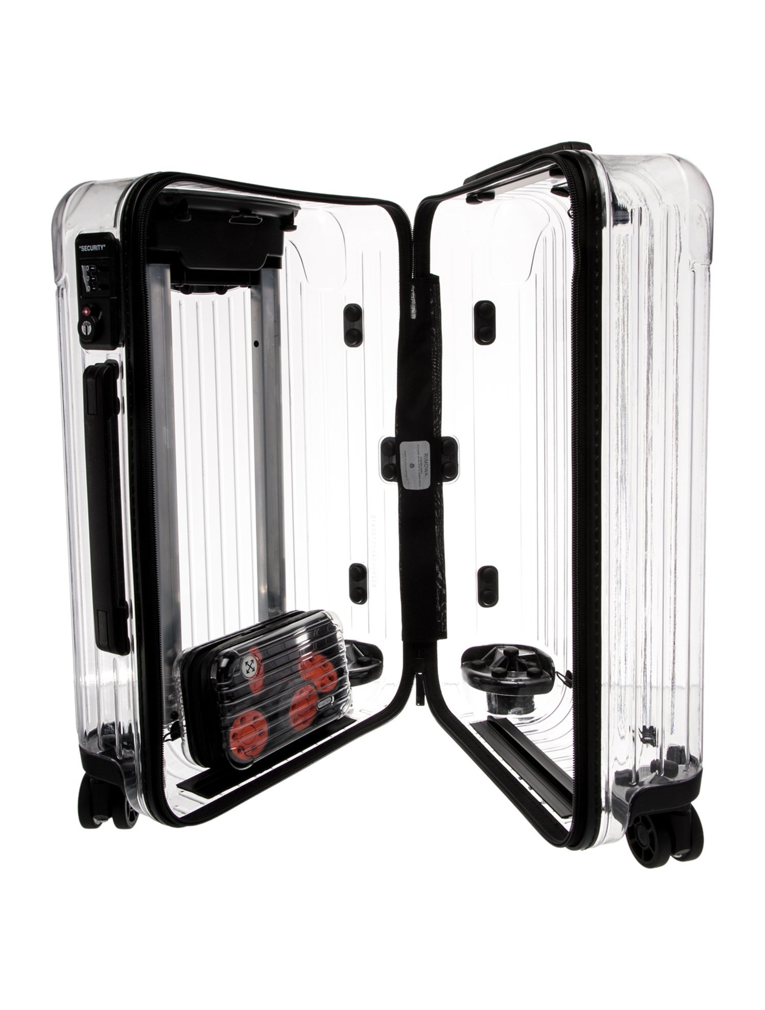 Off-White x Rimowa Transparent Suitcase 36L - Clear Suitcases