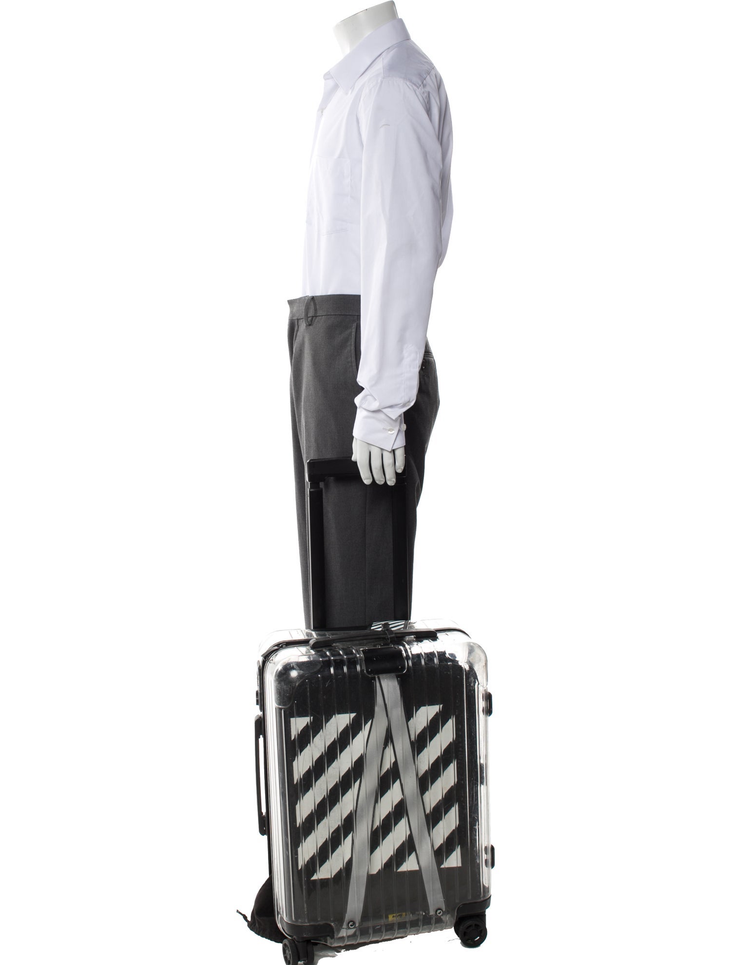 付属品完備 OFF-WHITE™ x RIMOWA \"See Through\" OFF-WHITE x Rimowa Transparent Carry-On 36L Case Clear - SS18 - US