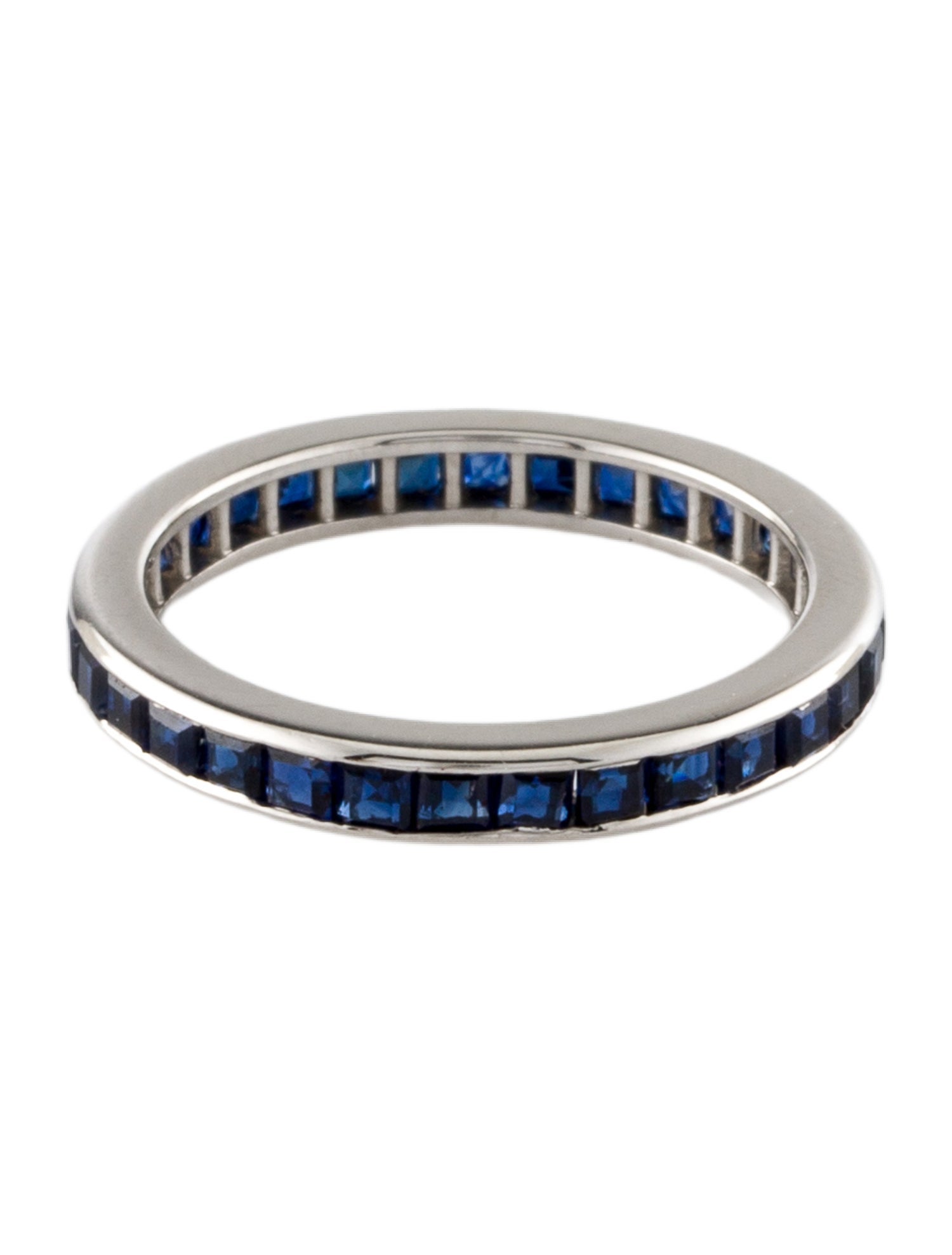 Oscar Heyman Platinum 1.15ctw Sapphire Band