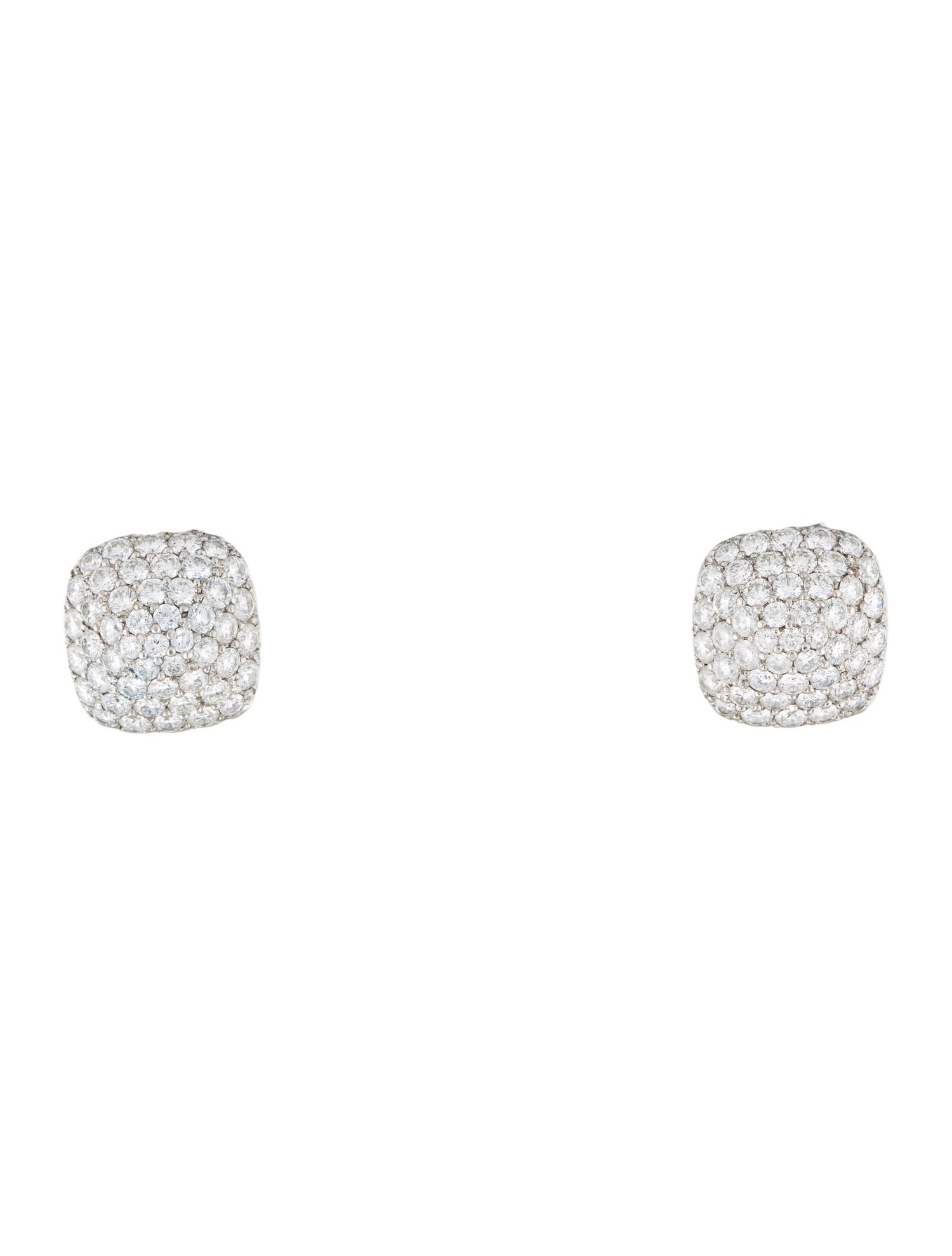 Oscar Heyman Platinum Diamond Dazzling Earclips