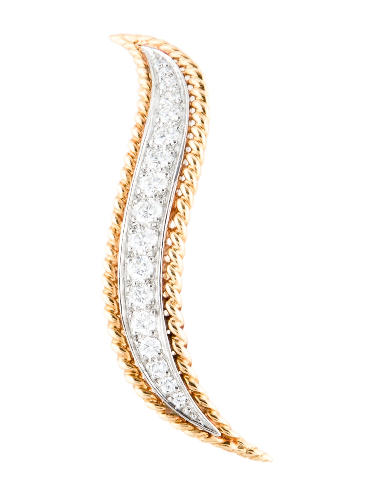 Oscar Heyman 1.11ctw Diamond Brooch
