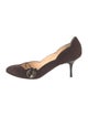 O Jour Suede D'Orsay Pumps