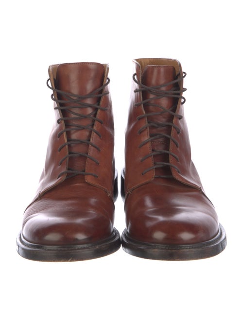 O'Keeffe Leather Lace-Up Boots