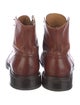 O'Keeffe Leather Lace-Up Boots