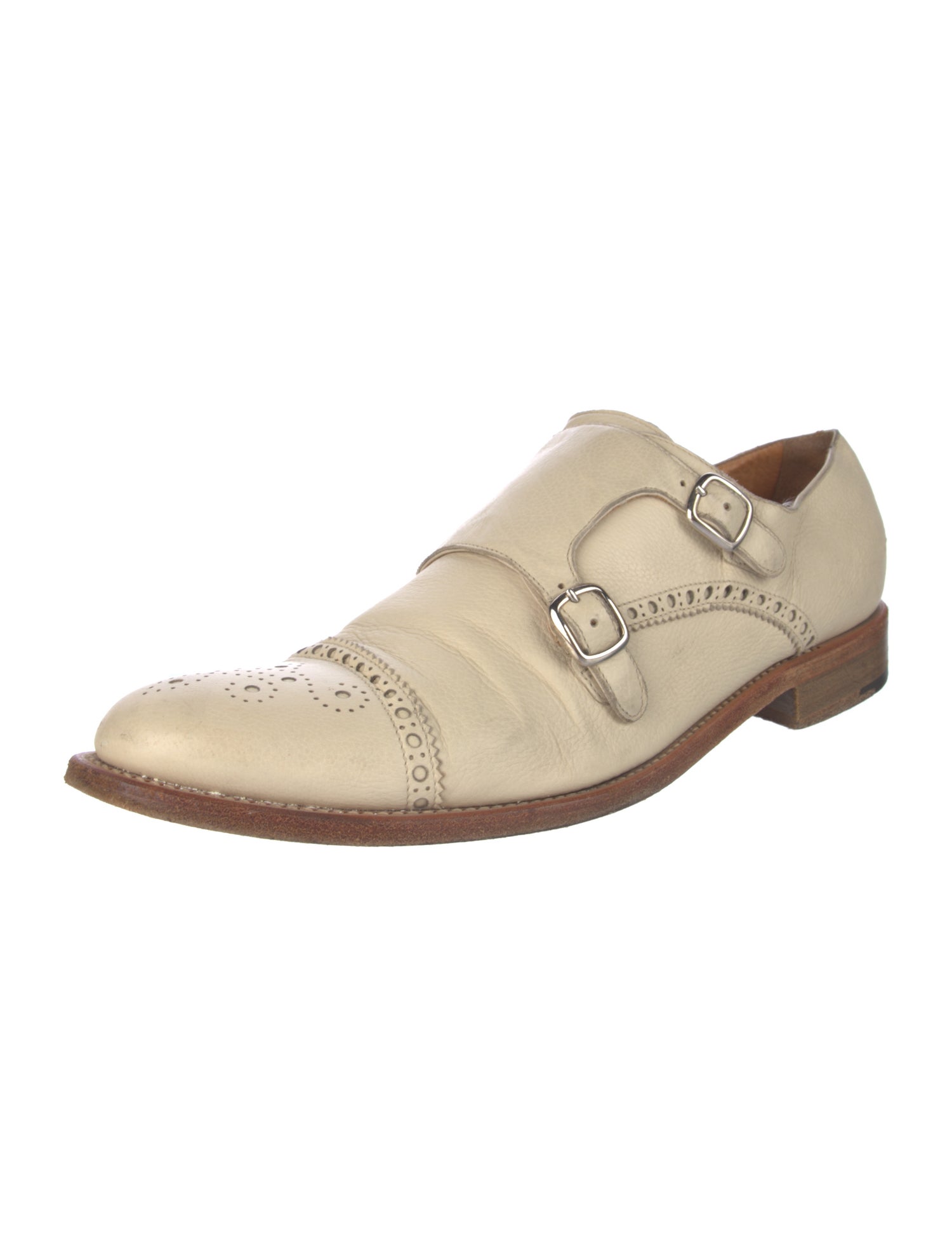O'Keeffe Leather Monk Straps