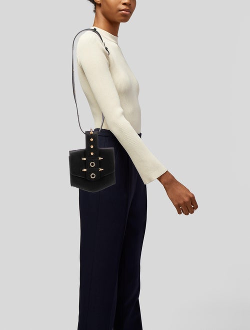 Okhtein Studded Leather Waist Bag