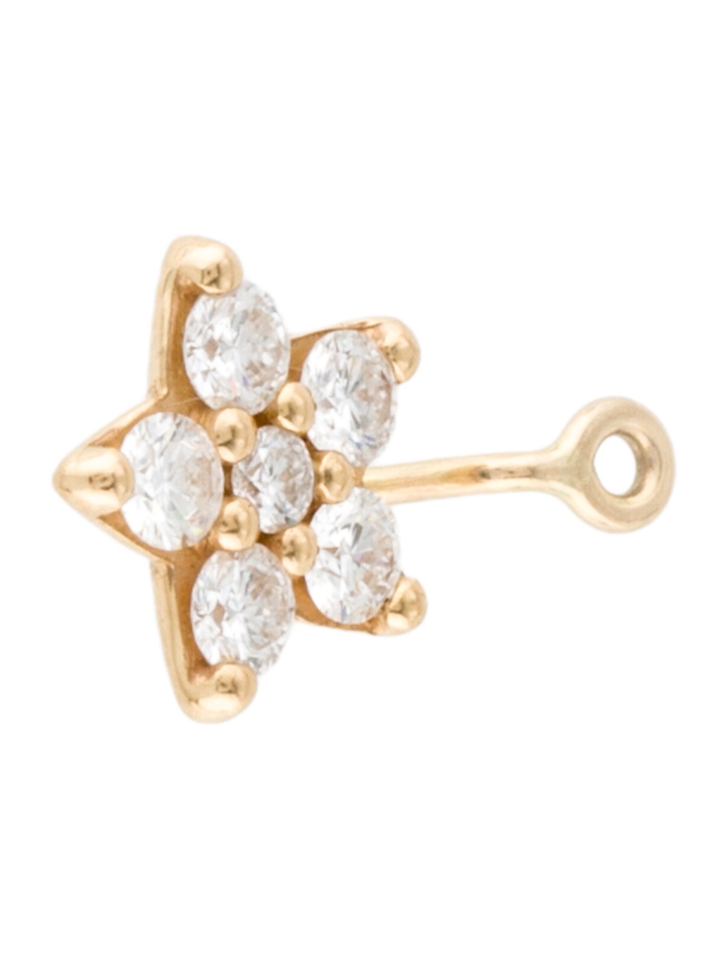 Ole Lynggaard Copenhagen 18K Diamond Shooting Star Single Enhancer