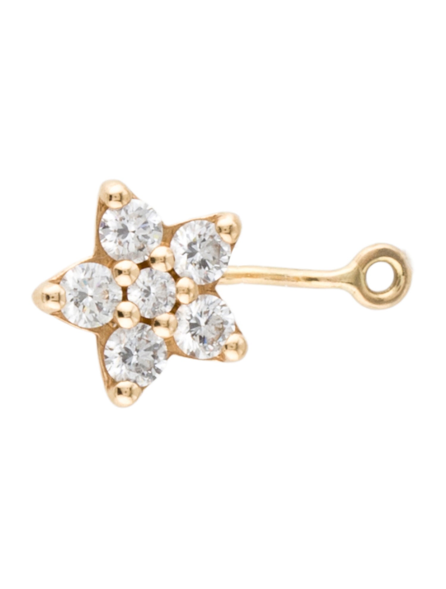 Ole Lynggaard Copenhagen 18K Diamond Shooting Star Single Enhancer