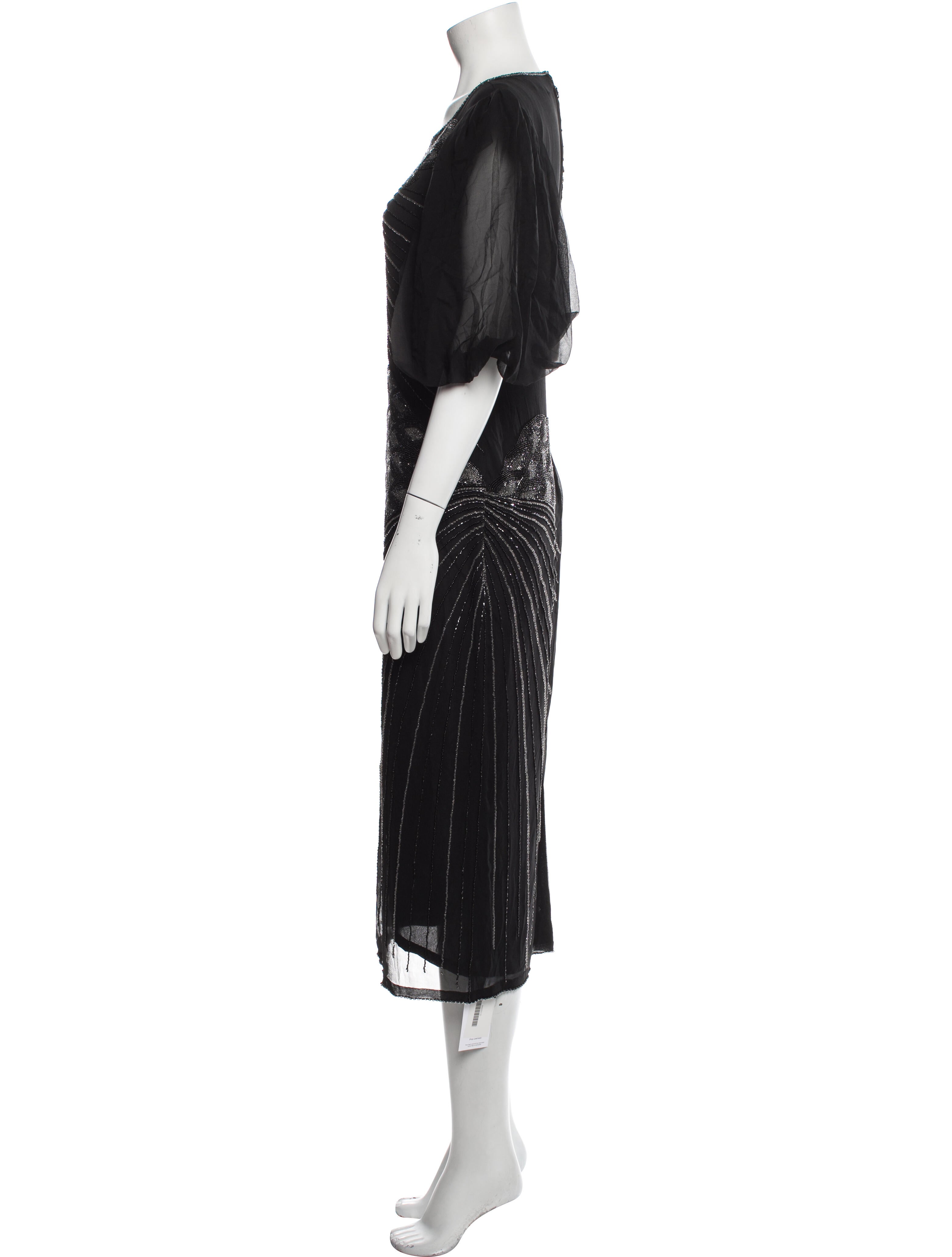 Oleg Cassini Vintage Midi Length Dress