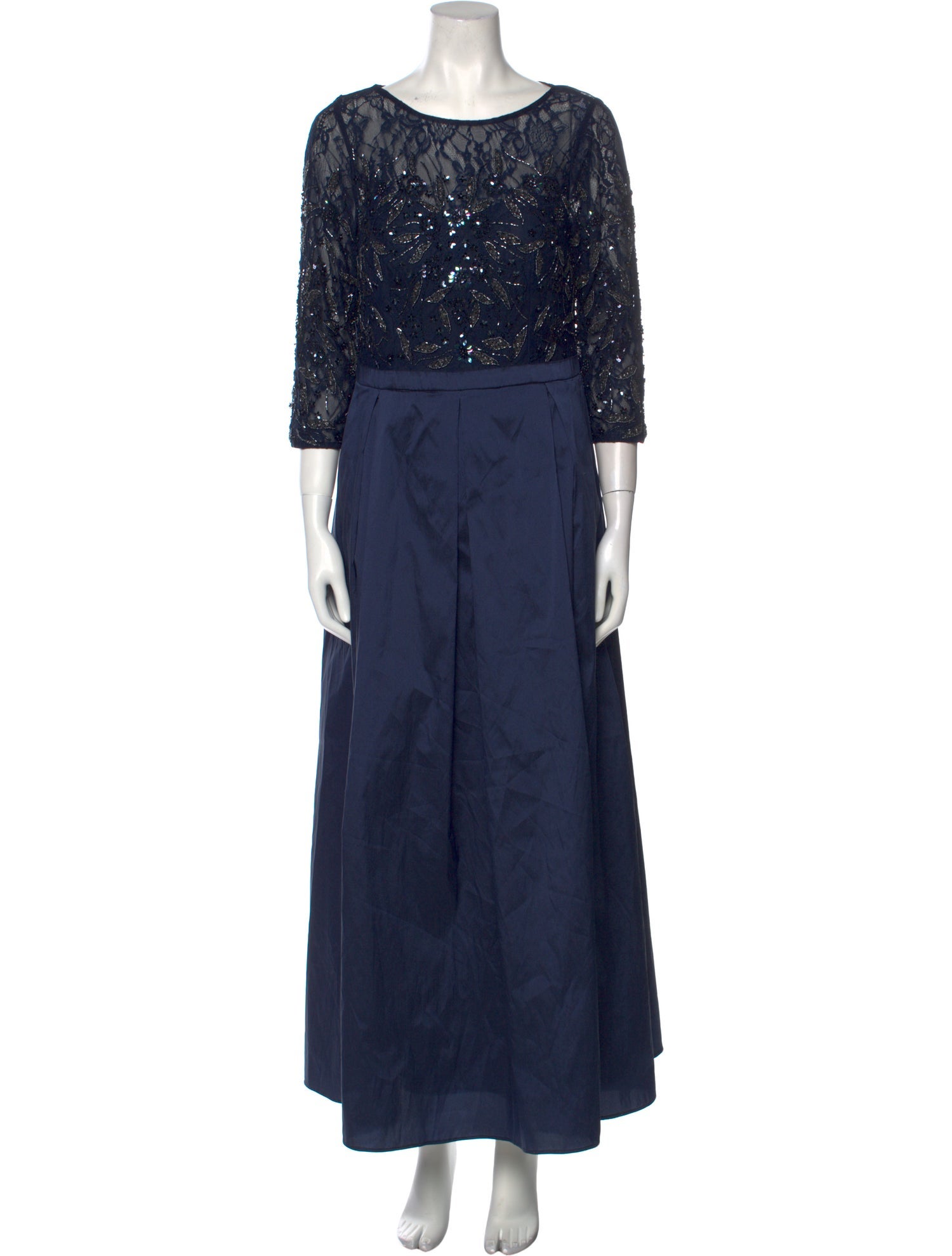 cassini dress in blue Cassini' Maxi in Blue – HONEY HIRE BOUTIQUE main image 1