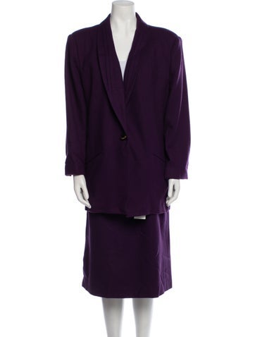 Oleg Cassini Suits and Sets Vintage 1980's Skirt Suit US 18 | 3XL