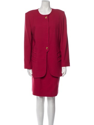 Oleg Cassini Suits and Sets Vintage Wool Skirt Suit US 12 | XL