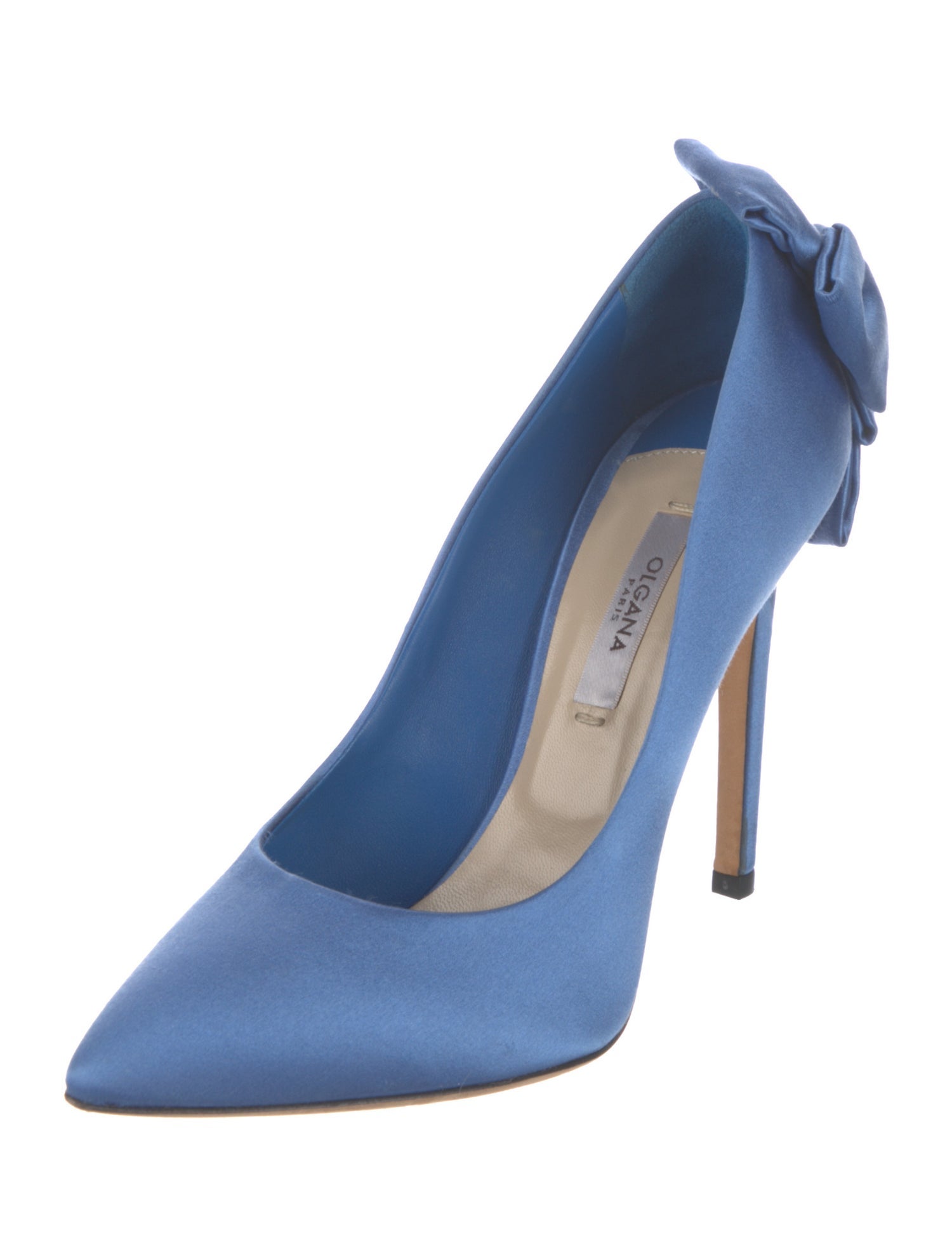 Olgana Paris Satin Pumps
