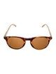 Oliver Spencer Wayfarer Mirrored Sunglasses