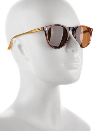 Oliver Spencer Wayfarer Mirrored Sunglasses