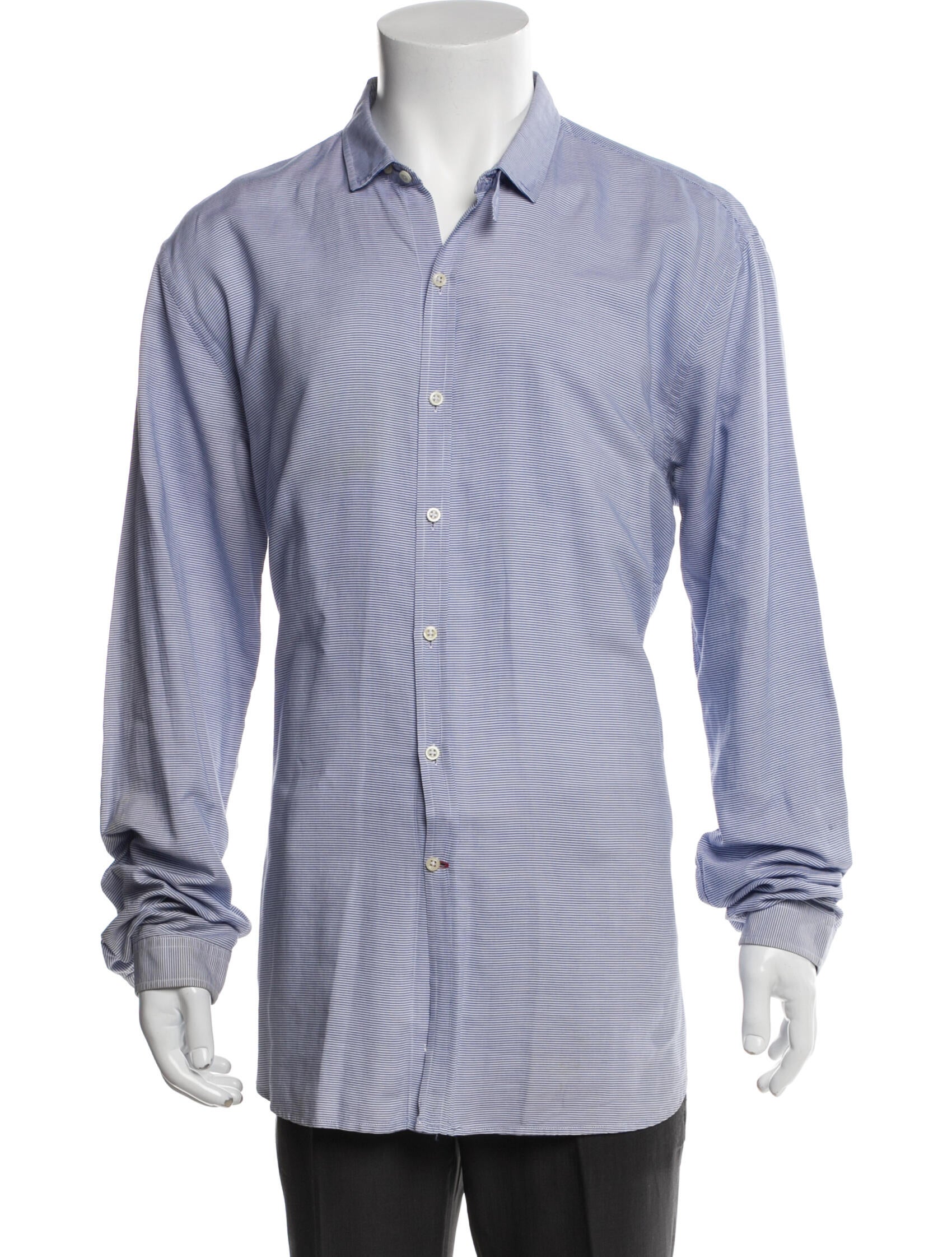 Oliver Spencer Striped Long Sleeve Shirt