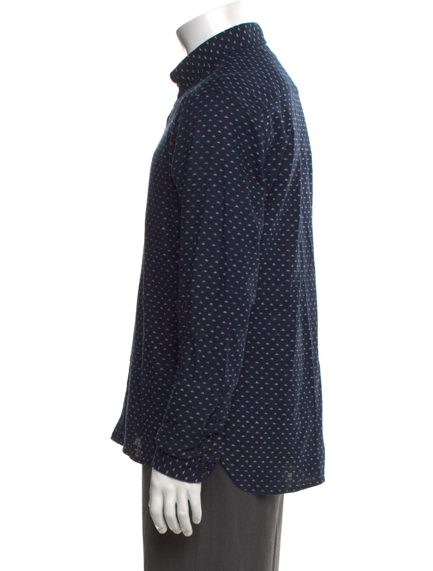 Oliver Spencer Printed Long Sleeve Shirt