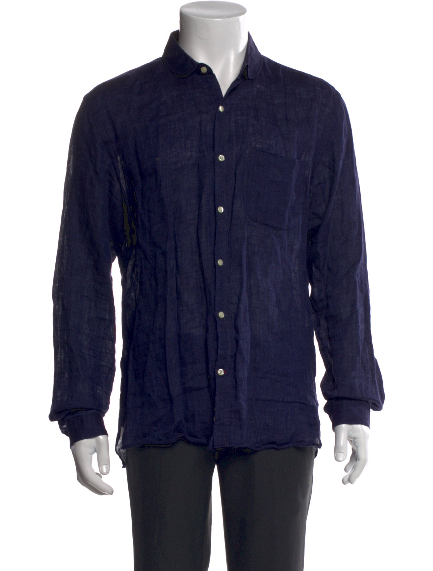 Oliver Spencer Linen Long Sleeve Shirt