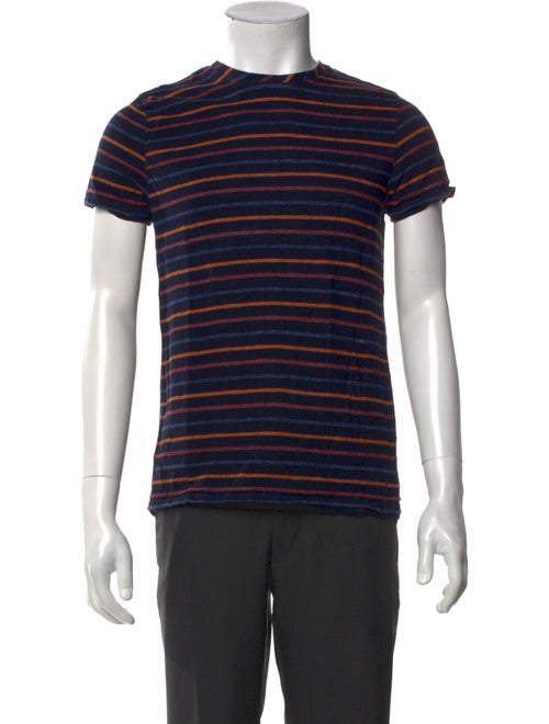 Oliver Spencer Striped Crew Neck T-Shirt