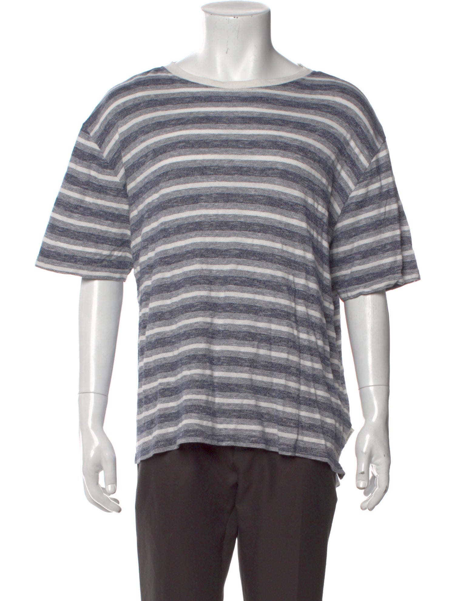 Oliver Spencer Striped Crew Neck T-Shirt