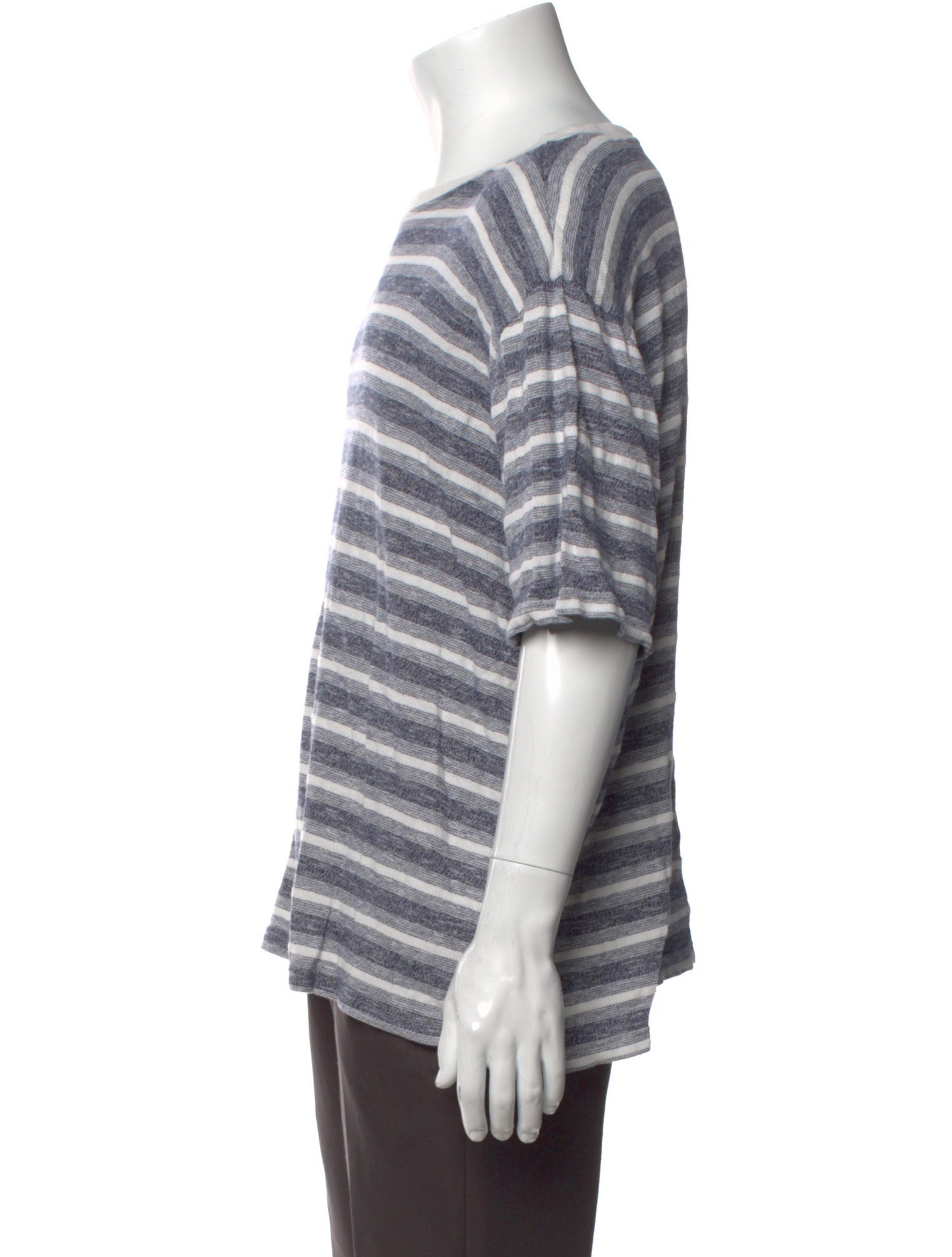 Oliver Spencer Striped Crew Neck T-Shirt
