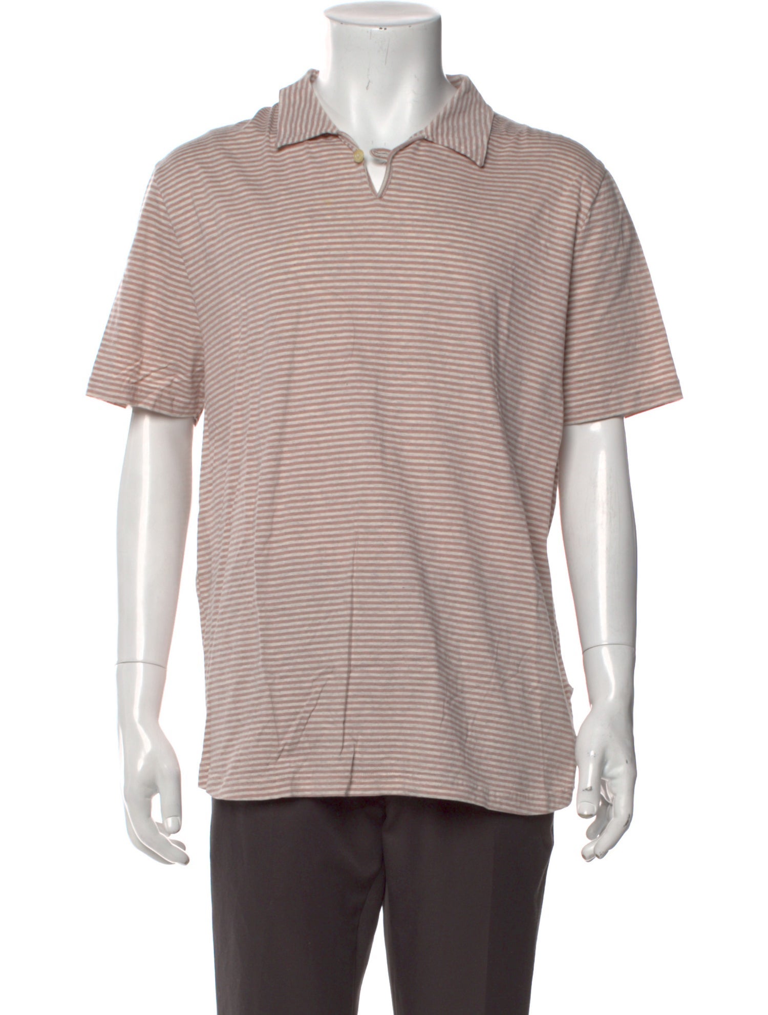 Oliver Spencer Striped Collar Henley