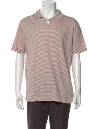 Oliver Spencer Striped Collar Henley