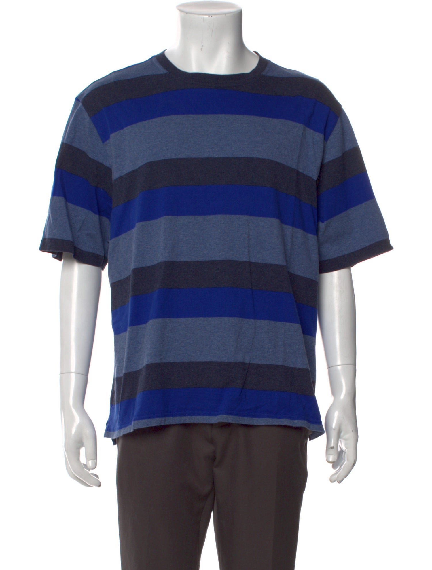 Oliver Spencer Striped Crew Neck T-Shirt