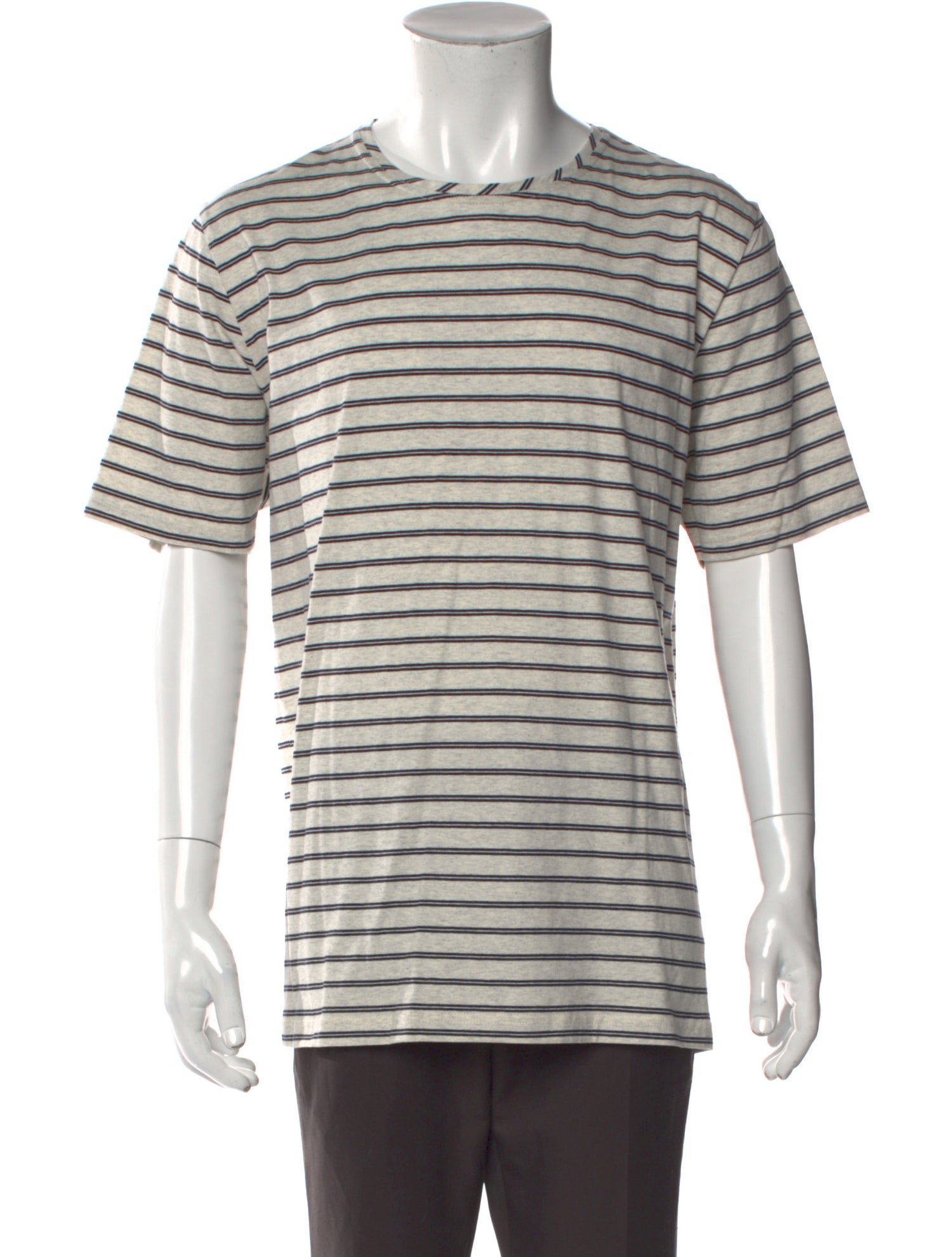 Oliver Spencer Striped Crew Neck T-Shirt w/ Tags