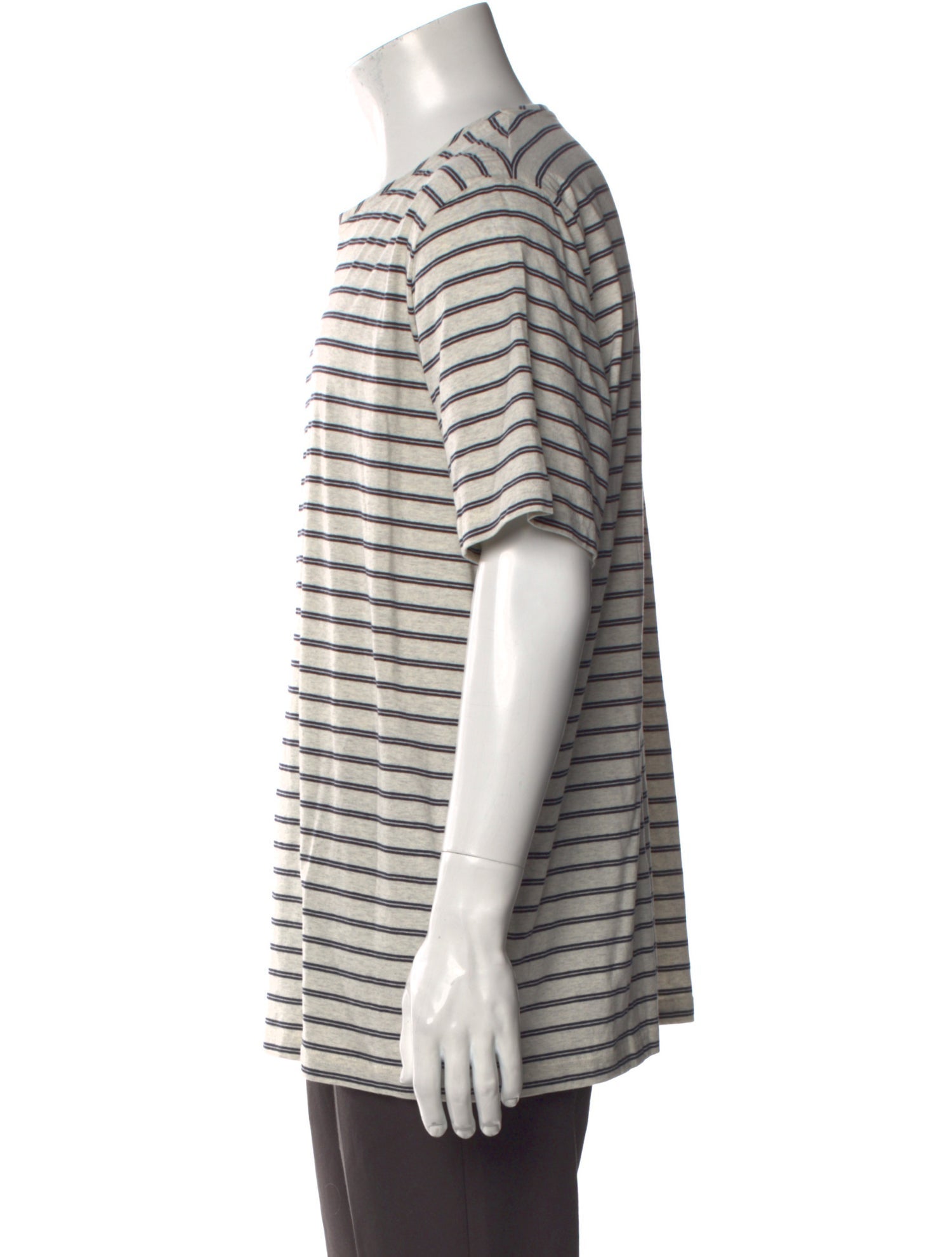 Oliver Spencer Striped Crew Neck T-Shirt w/ Tags