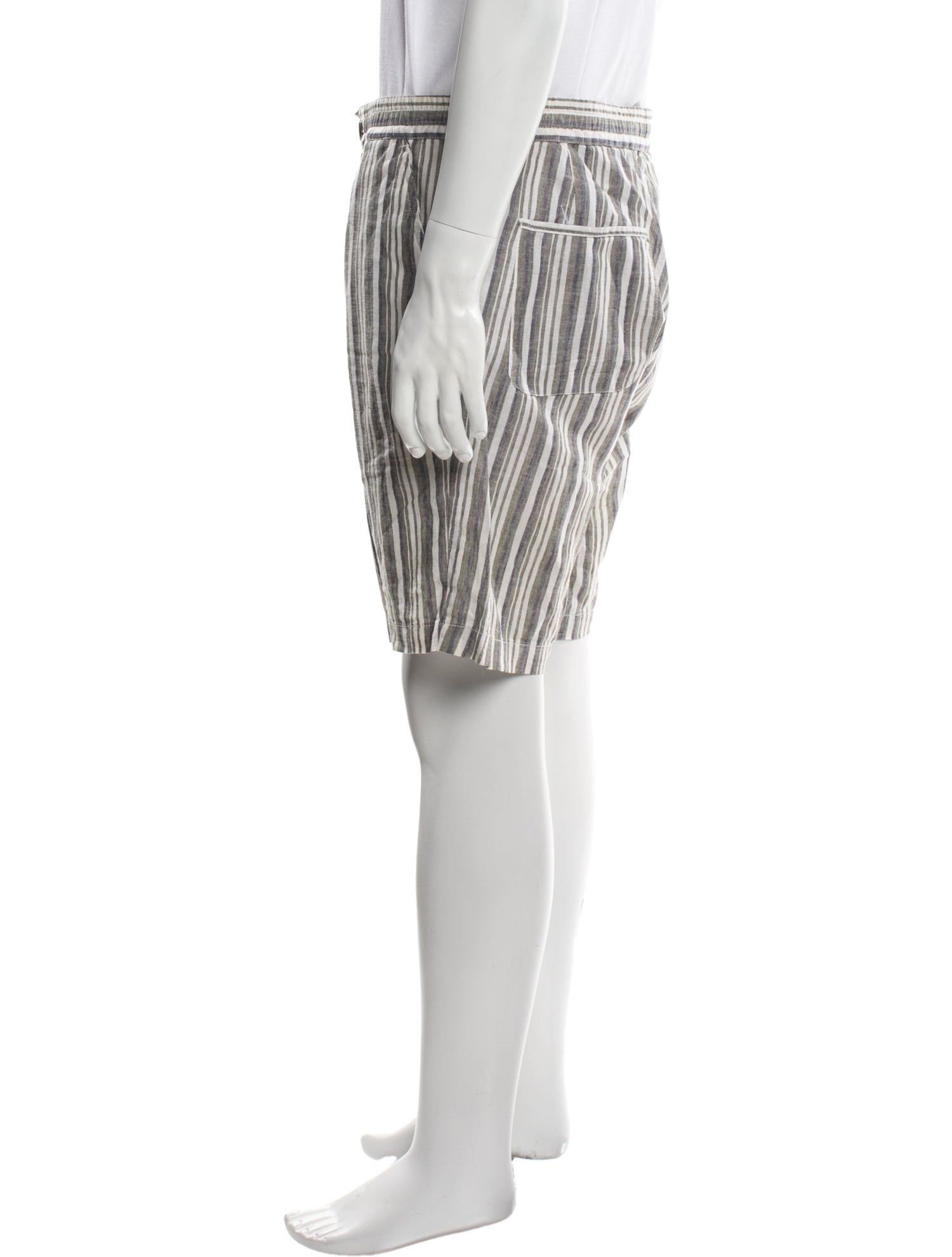 Oliver Spencer Striped Jogger Shorts