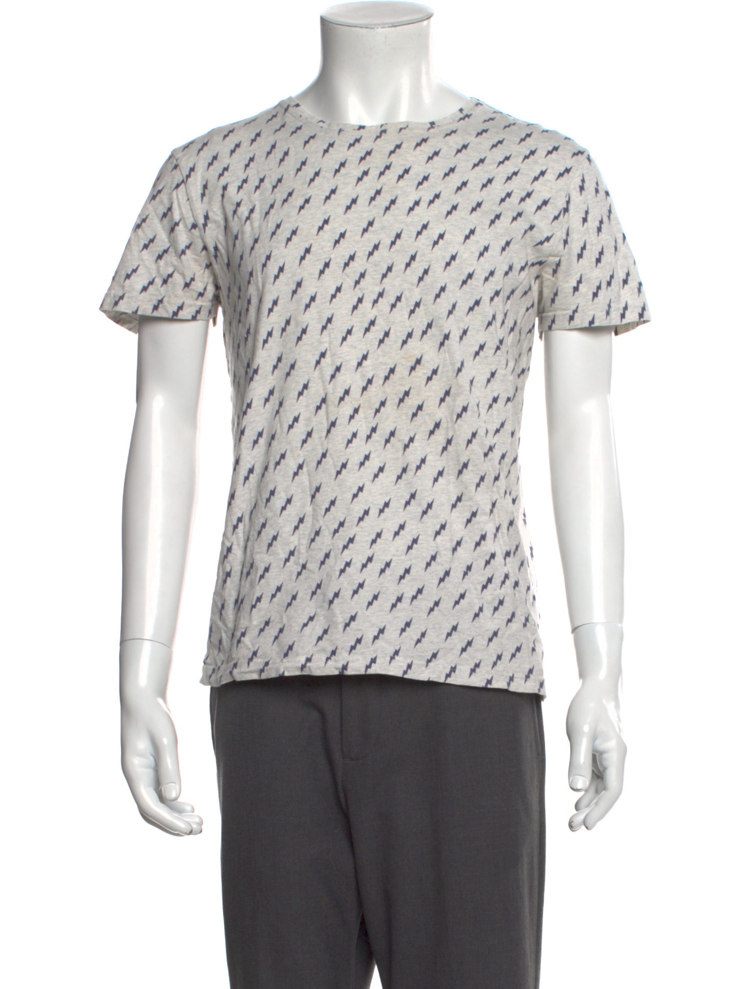 Oliver Spencer Printed Crew Neck T-Shirt