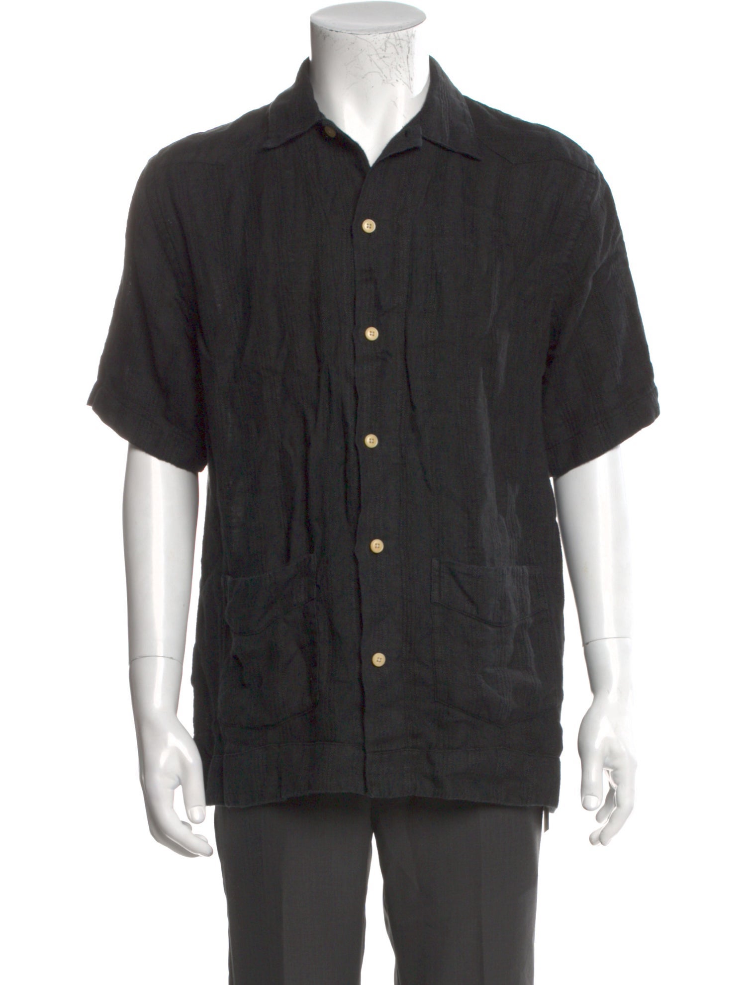 Oliver Spencer Linen Short Sleeve Shirt