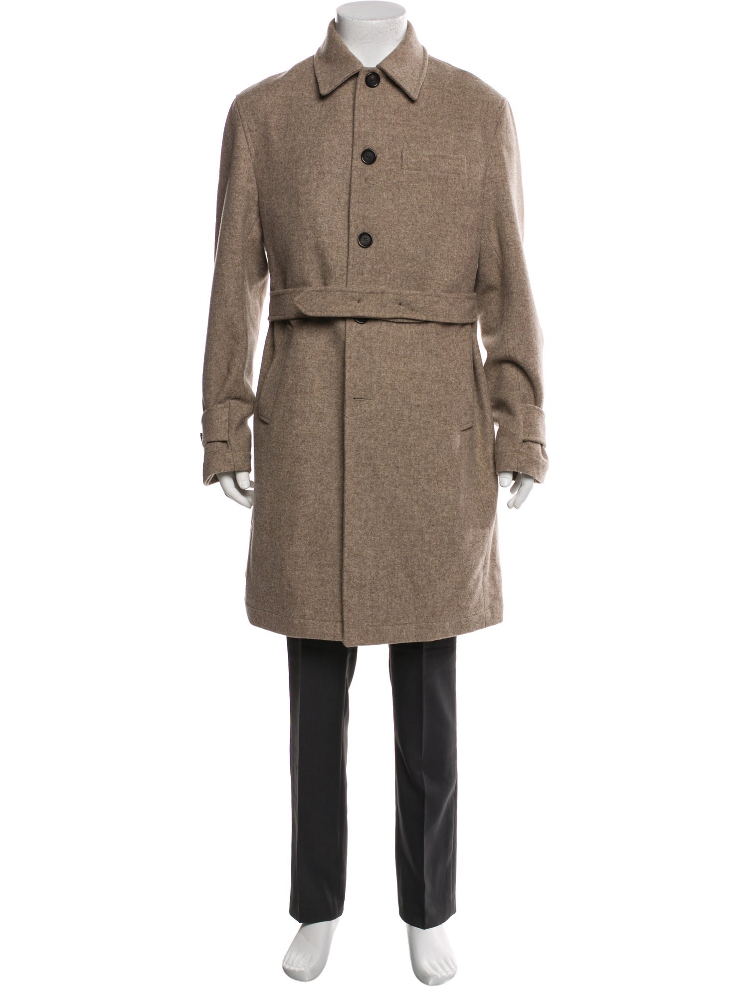 Oliver Spencer Wool Overcoat