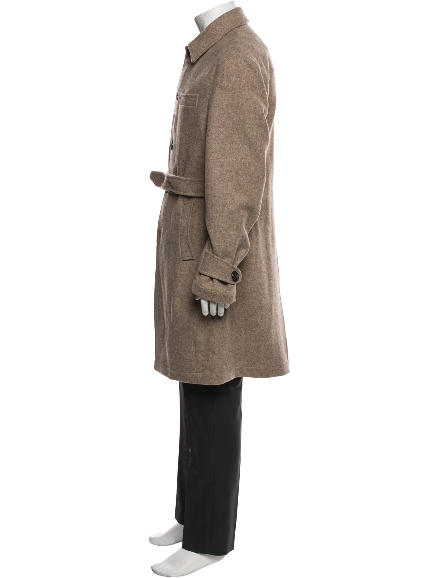 Oliver Spencer Wool Overcoat