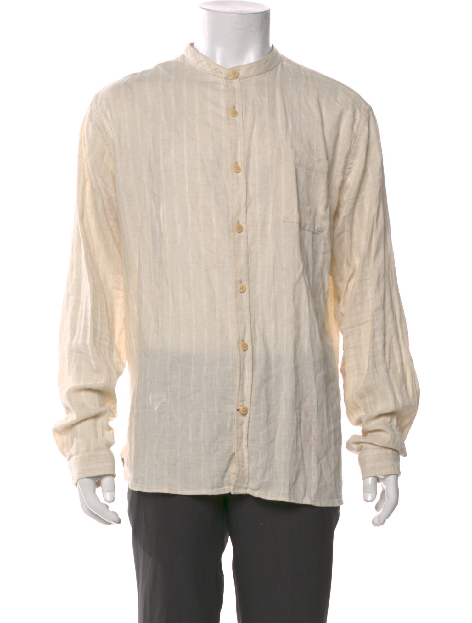 Oliver Spencer Striped Long Sleeve Shirt