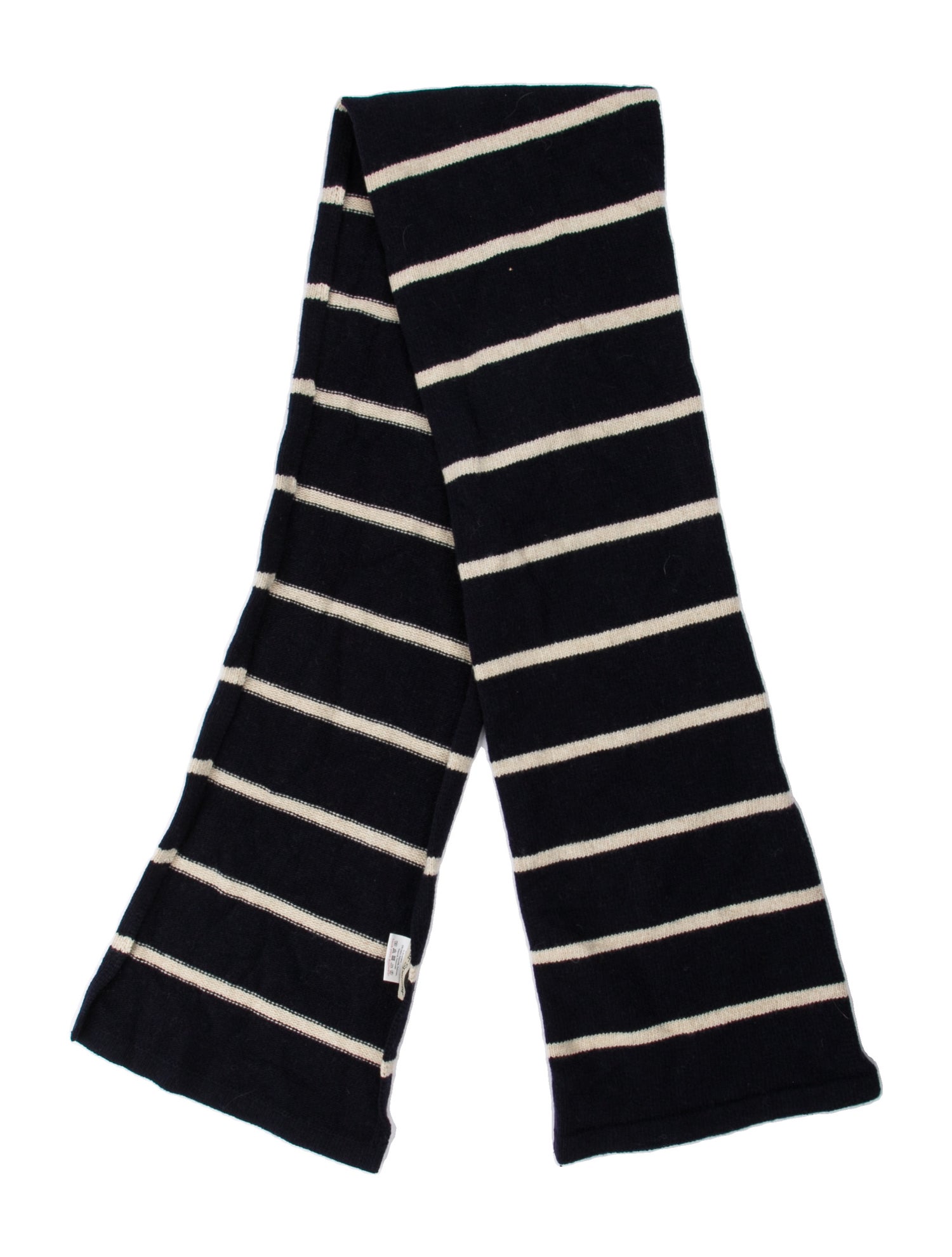 Oliver Spencer Wool Striped Scarf