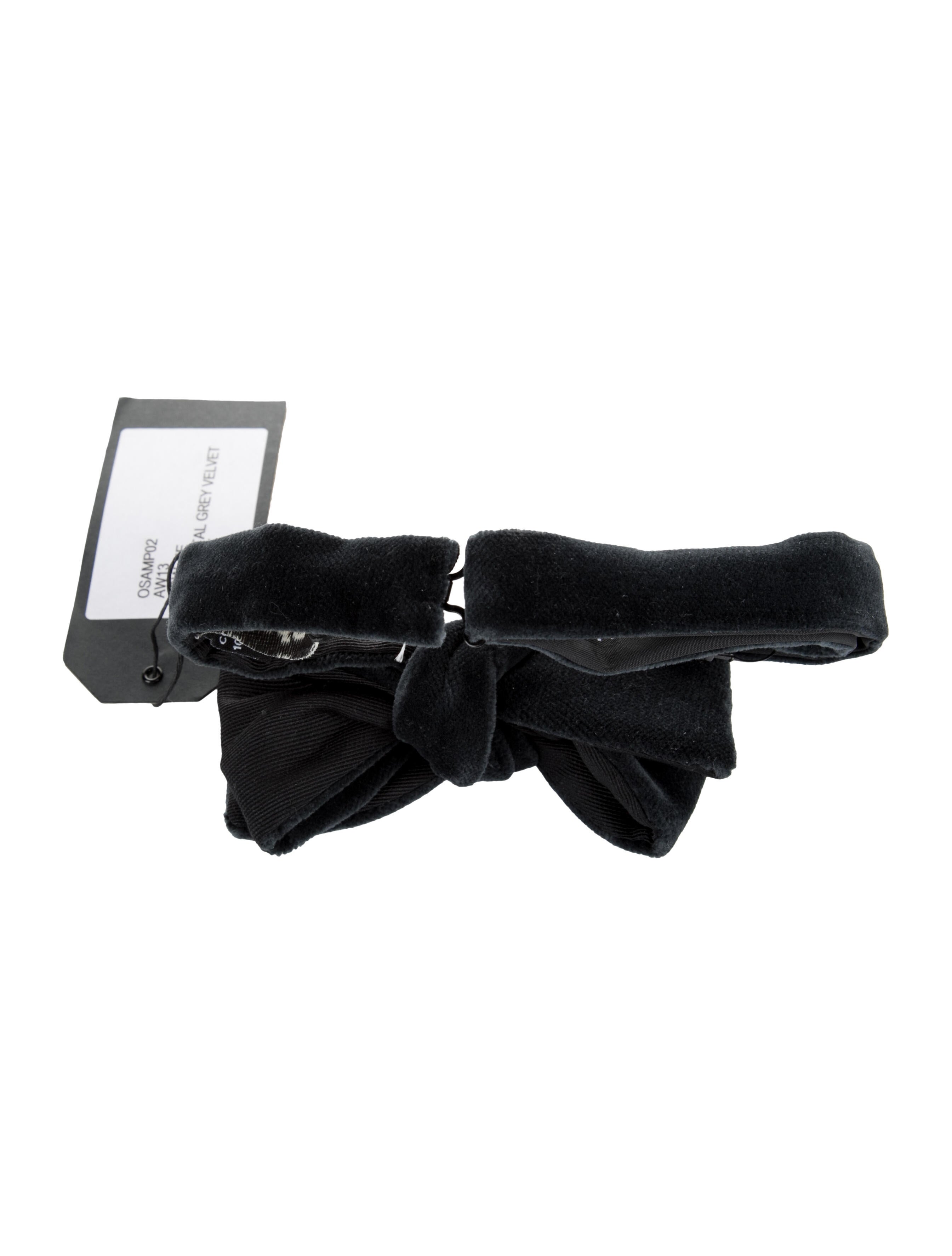 Oliver Spencer Velvet Bow Tie