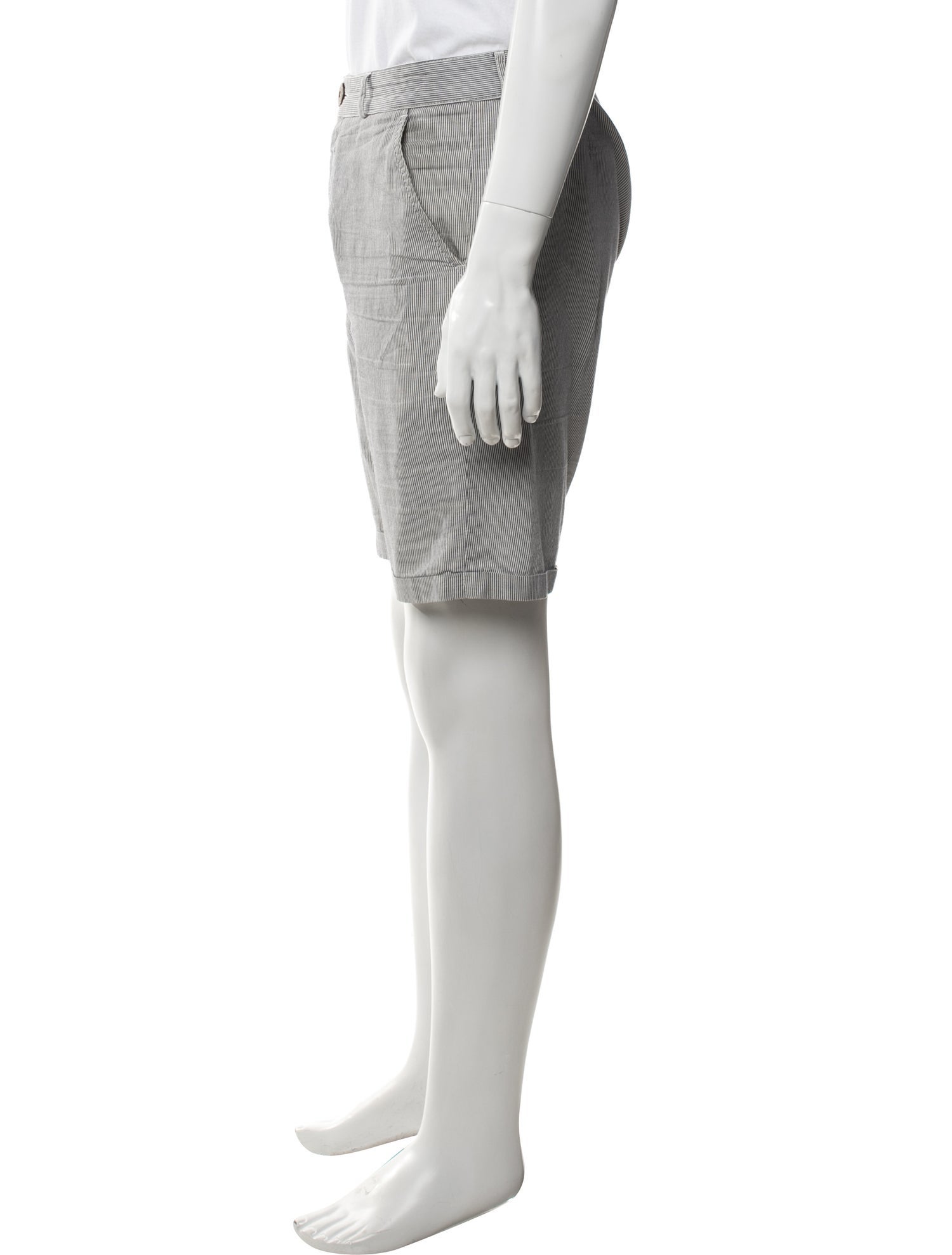 Oliver Spencer Striped Chino Shorts