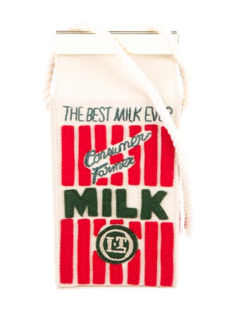 Olympia Le-Tan Milk Carton Shoulder Bag