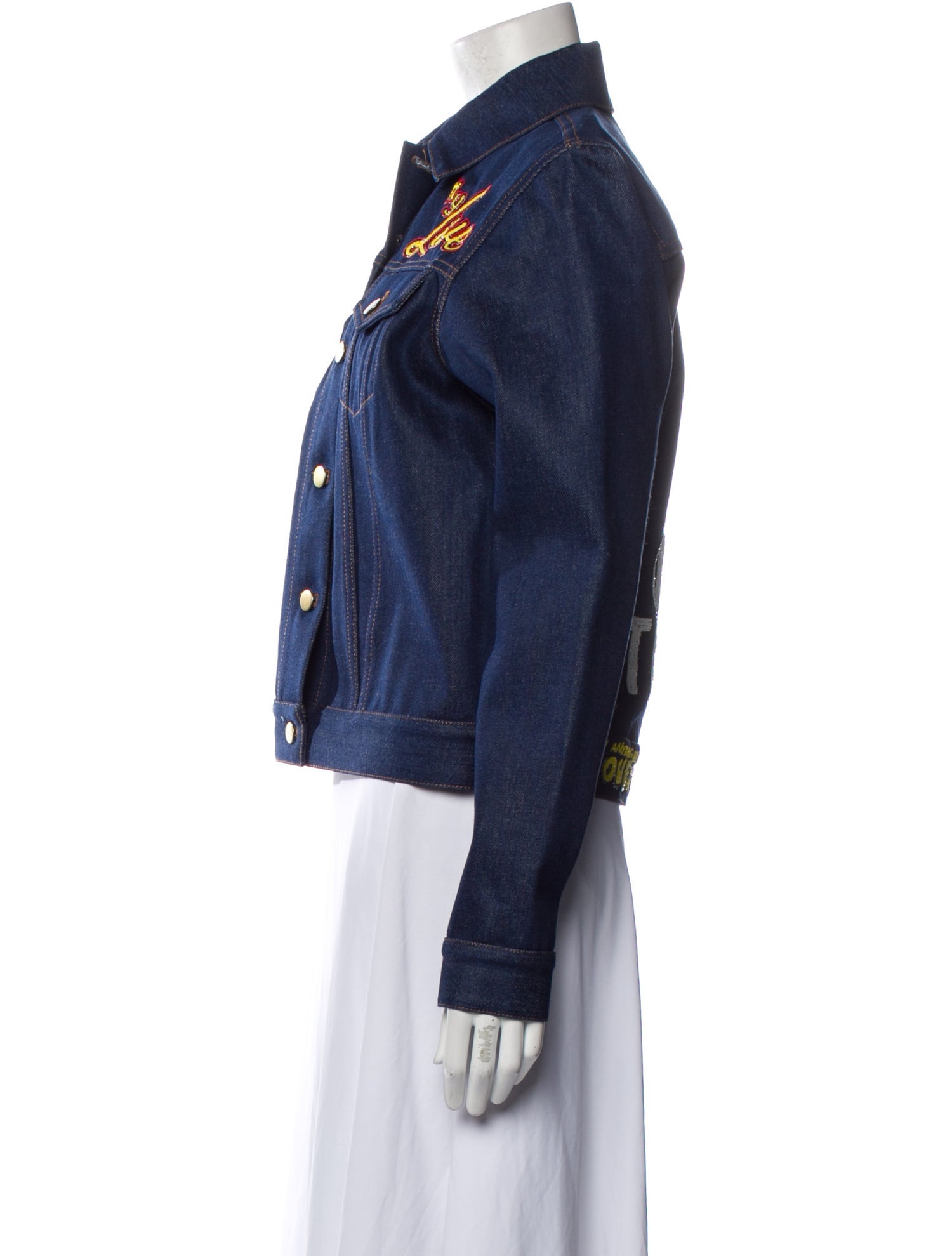 Olympia Le-Tan Denim Jacket w/ Tags