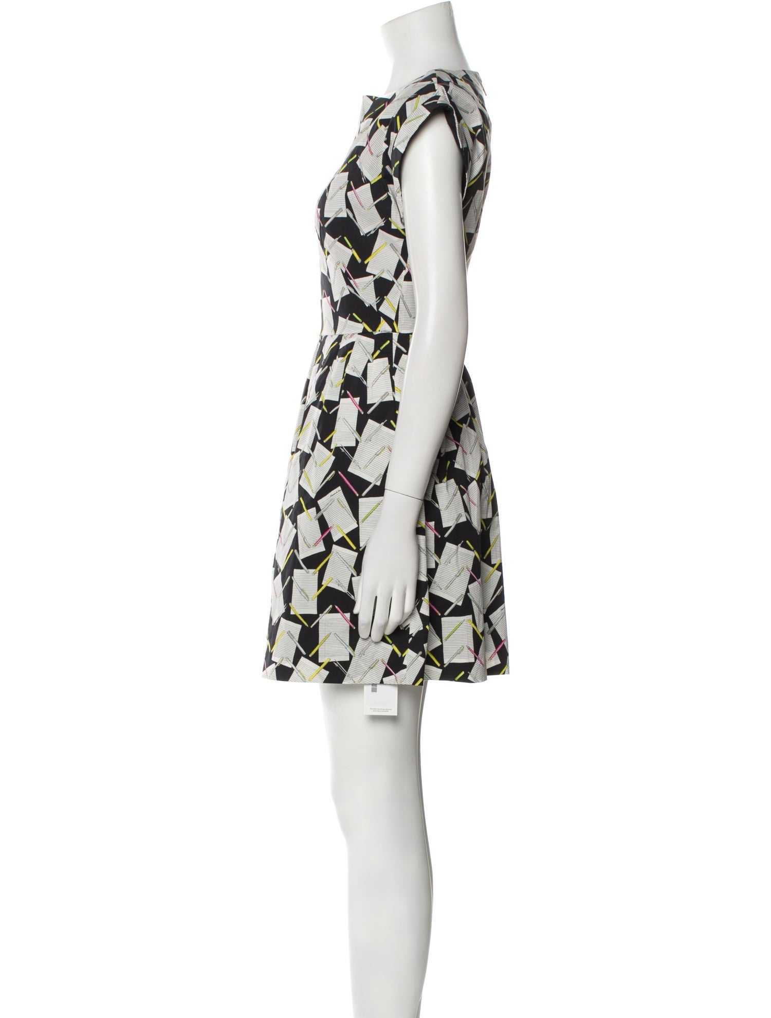 Olympia Le-Tan Printed Mini Dress